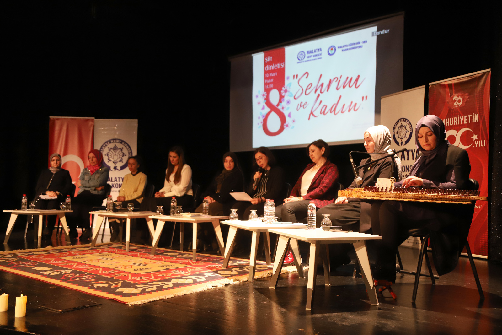 Kent Konseyinden "Şehrim ve Kadın" Şiir Dinletisi