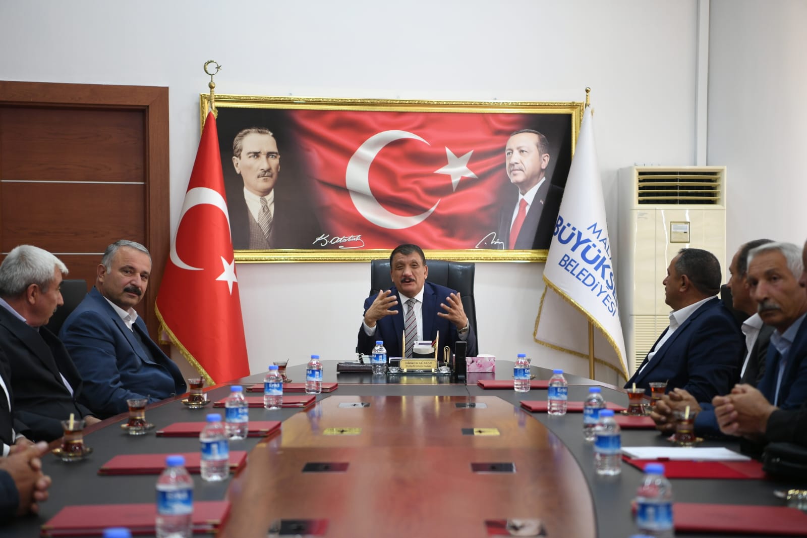 Kuluncak İlçe Yönetiminden Başkan Gürkan'a Ziyaret