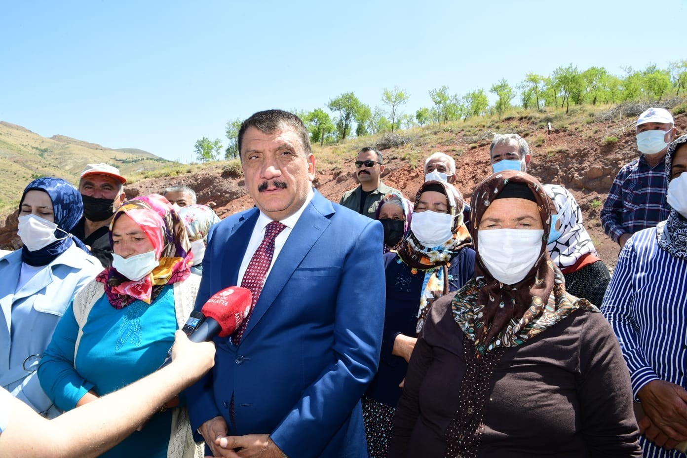 Kuluncak’ta çalışmaları inceledi