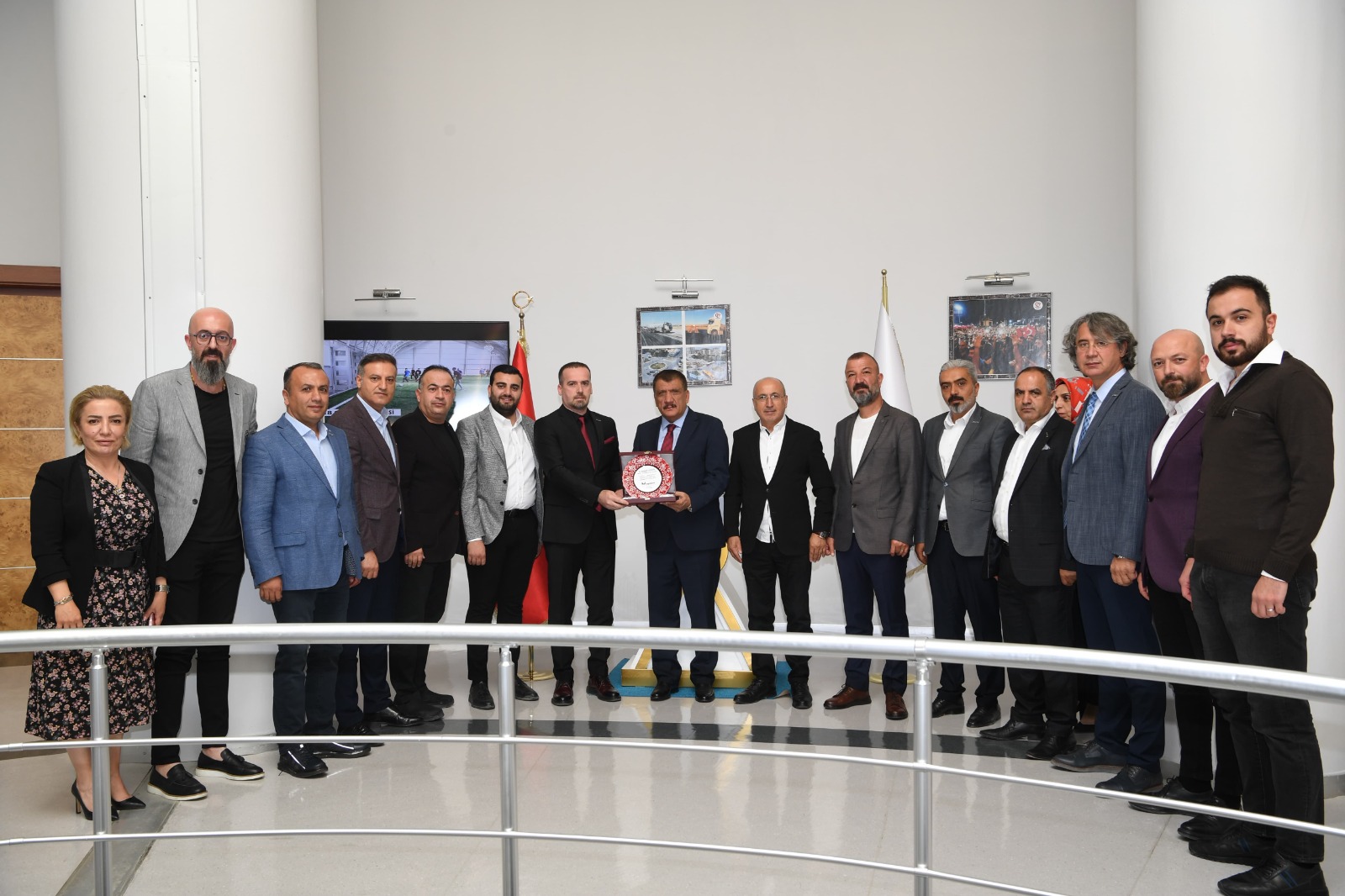 MAGİNDER'den Başkan Gürkan’a Ziyaret