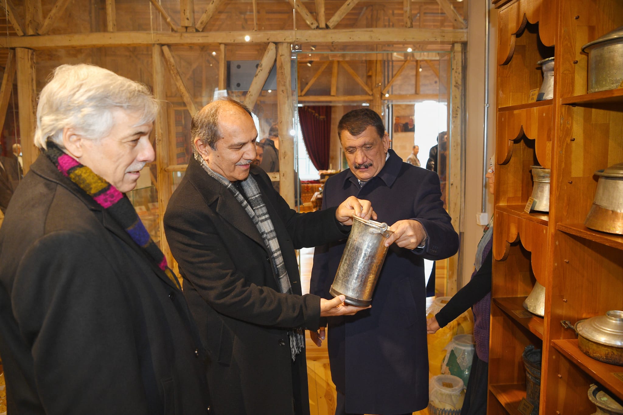 Malatya Belediye Eski Başkanları Erkal Ve Çiftçi Kent Müzesini Gezdiler