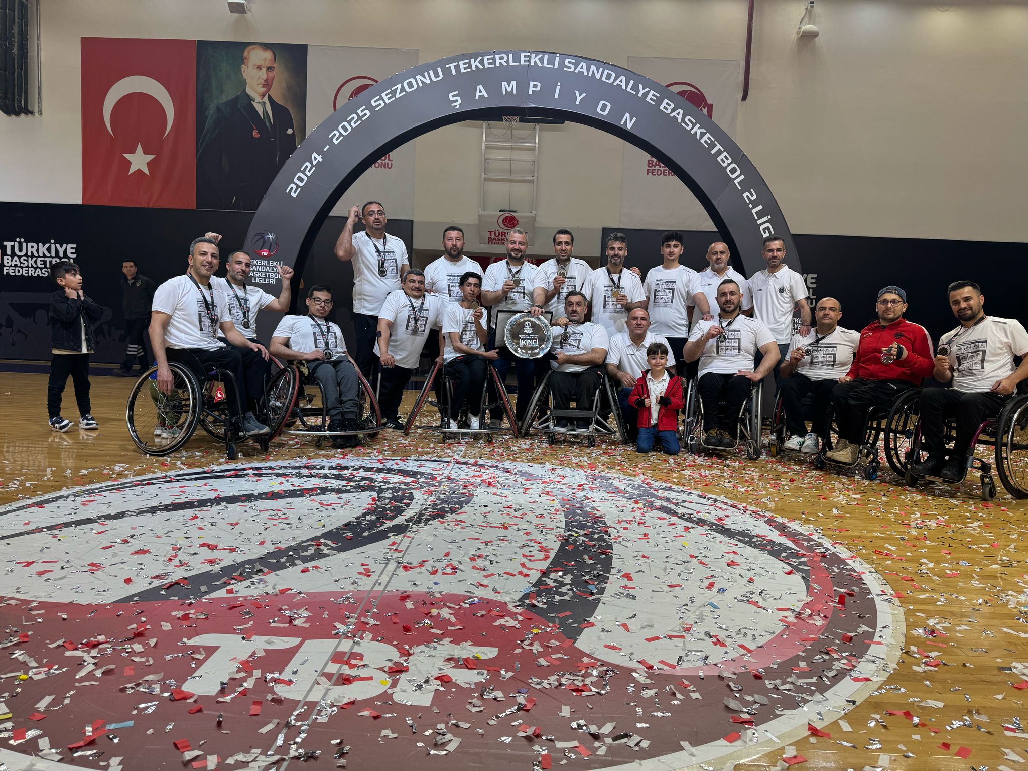 Malatya Büyükşehir Belediyesi Spor Kulübü Tekerlekli Basketbol Takımı 1. Lige Yükseldi