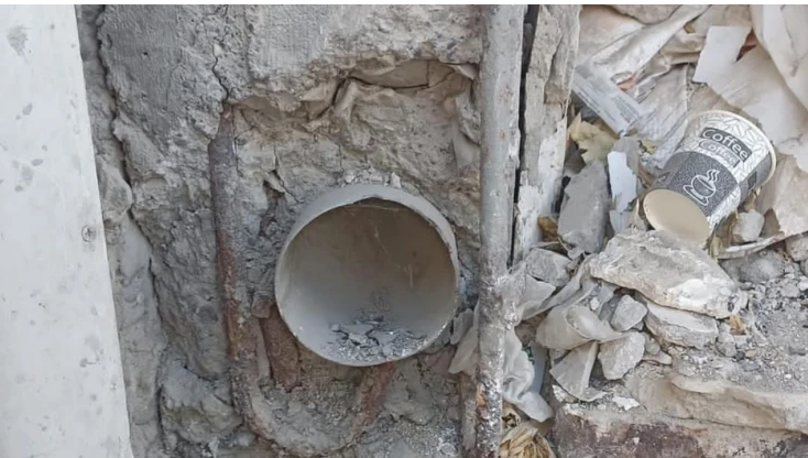 Malatya'da Kolonda Şok Görüntü