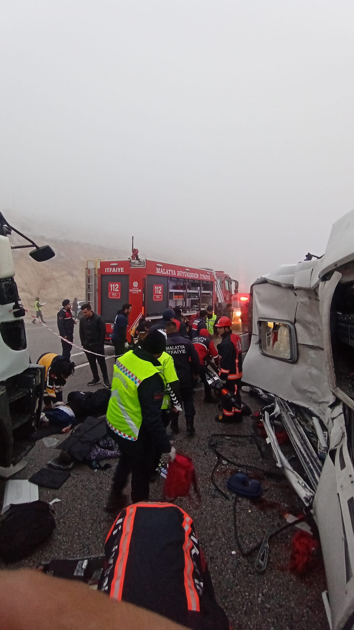 Malatya’da Yolcu Otobüsü  Devrildi 4 Ölü