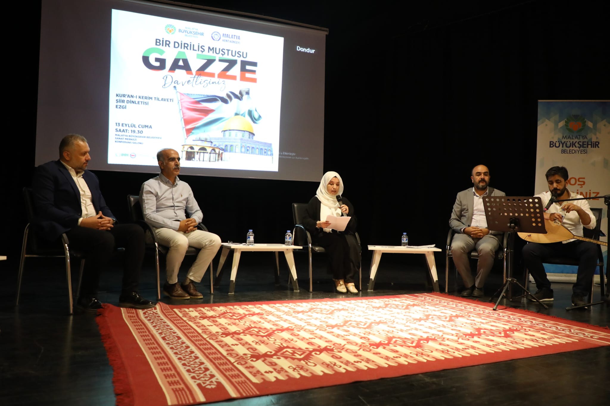 Malatya Kent Konseyi Gazze İçin Bir Program Düzenledi