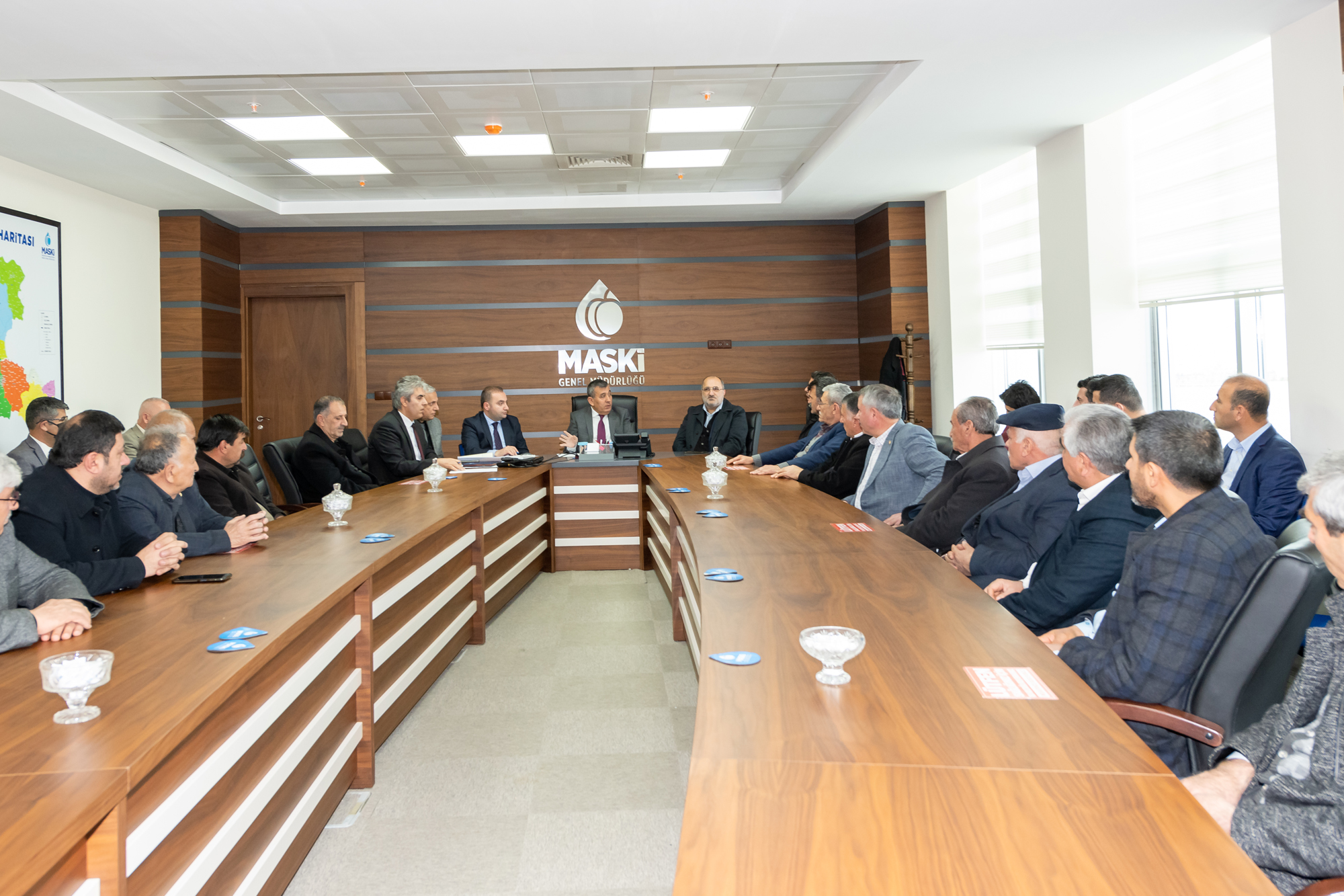 MASKİ Müdürü Mert Muhtarlarla Toplantı Yaptı
