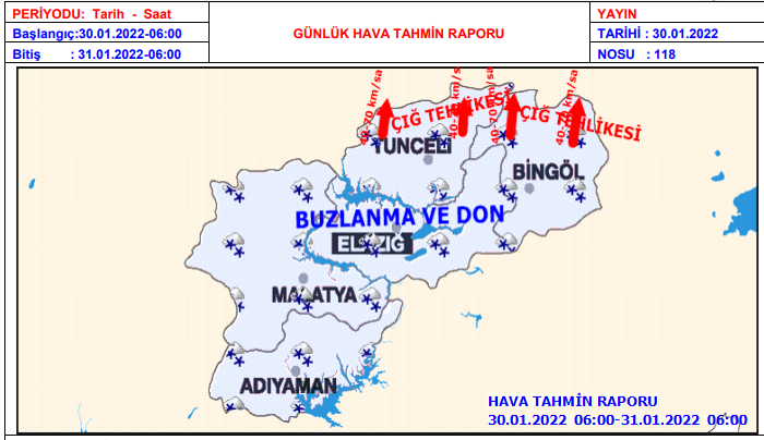Meteoroloji Uyardı "Soğuk Hava ve Buzlanmaya Dikkat!"