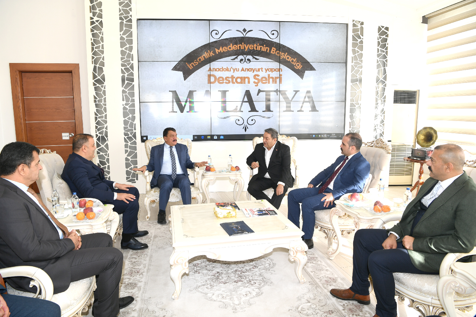 MHP Heyetinden Başkan Gürkan'a Ziyaret