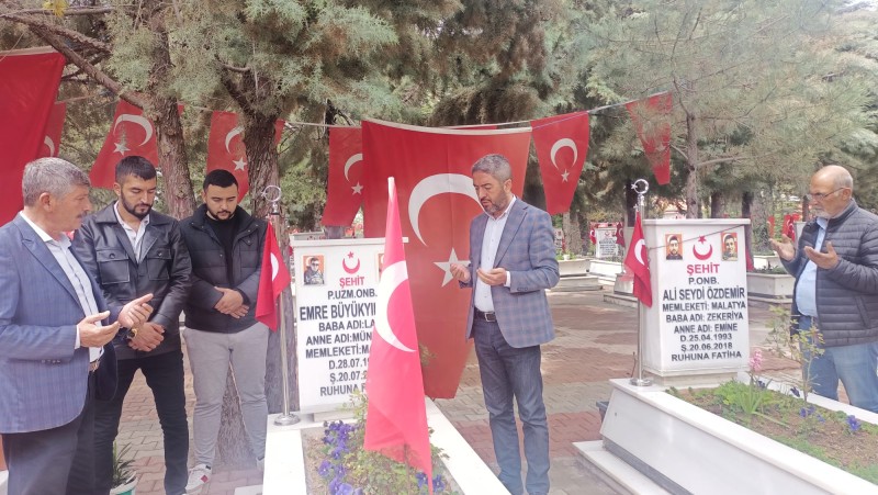 Milletvekili Adayı Kiraz'dan Şehitliğe Ziyaret