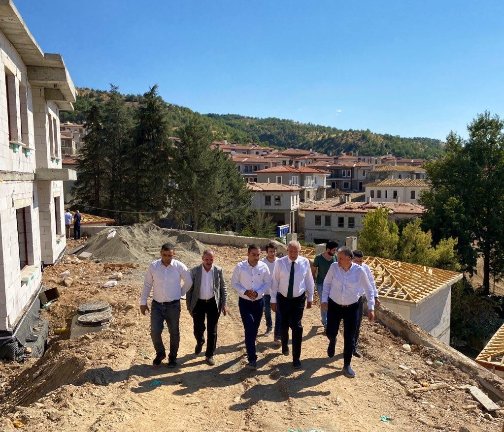 Milletvekili Kahtalı, Gökçe’deki deprem konutlarını inceledi