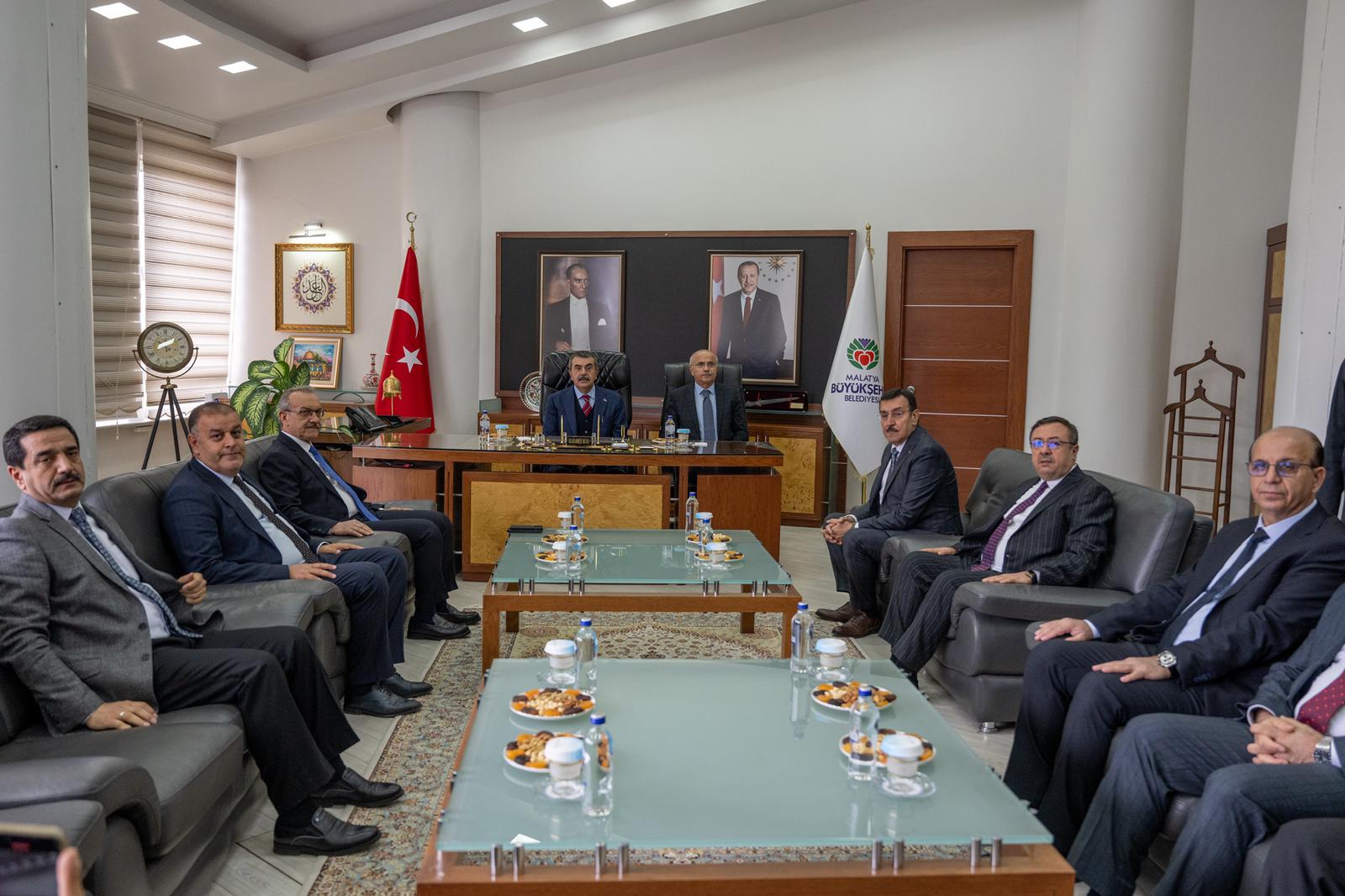 MİLLİ EĞİTİM BAKANI YUSUF TEKİN BÜYÜKŞEHİR BELEDİYE BAŞKANI SAMİ ER’İ MAKAMINDA ZİYARET ETTİ