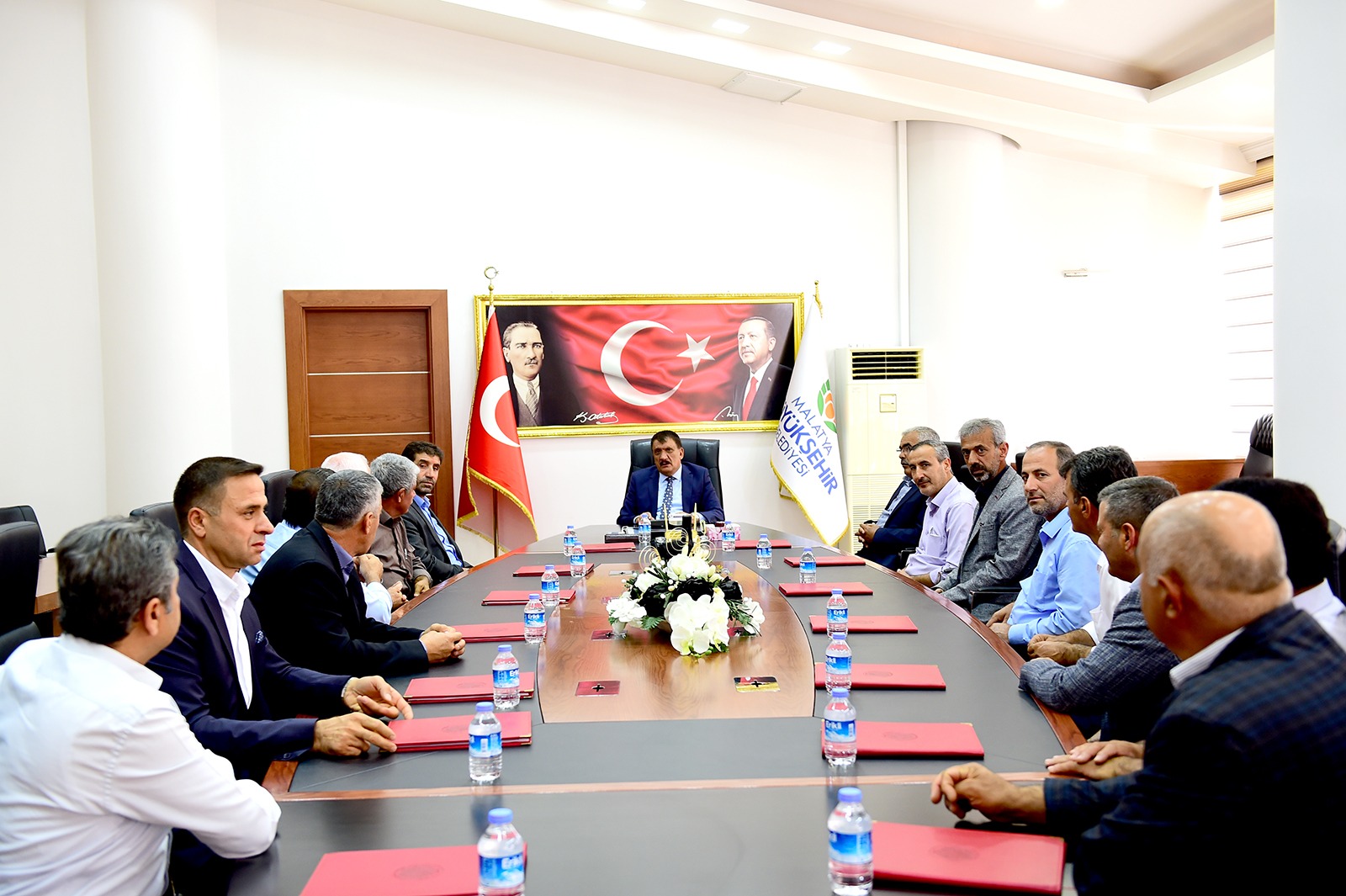 Muhtarlardan Başkan Gürkan’a Ziyaret