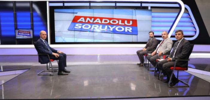 Numan Kurtulmuş Anadolu Medyası'nın sorularını cevapladı