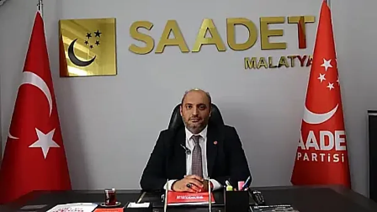 SAADET PARTİSİ MALATYA İL BAŞKANLIĞI 1 MAYIS BASIN AÇIKLAMASI