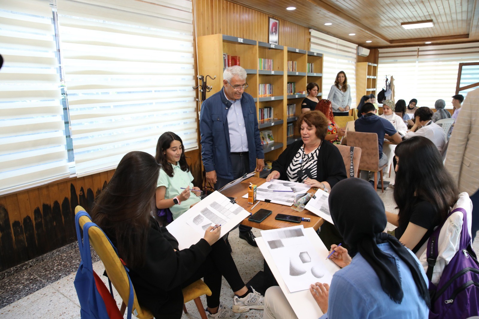 Resim Kursuna Yoğun İlgi