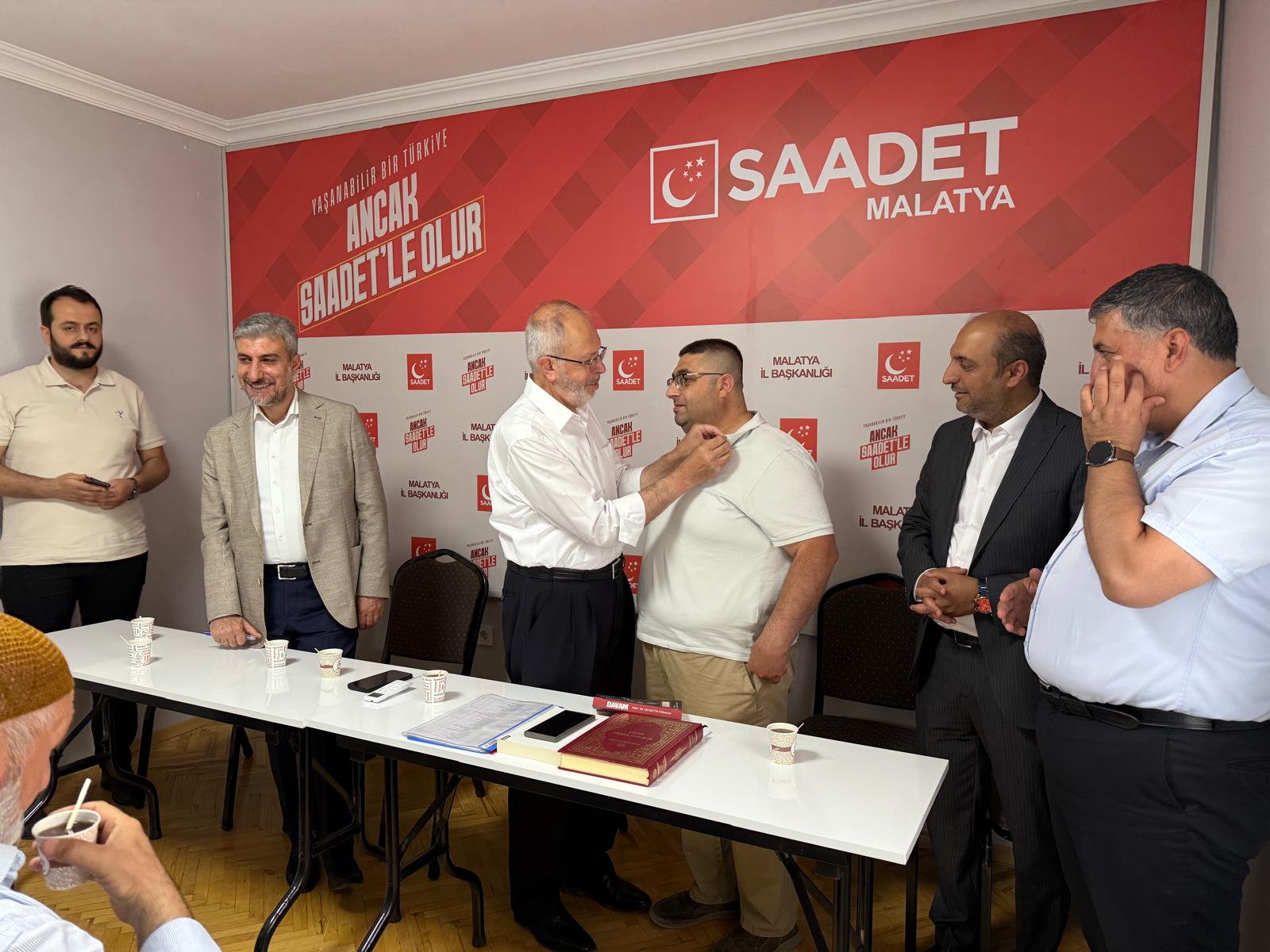SAADET PARTİSİ MALATYA İL BAŞKANLIĞI BAYRAMLAŞMA PROGRAMINDA GAZZE MESAJI: “SUSMAK, ZULMÜ NORMALLEŞTİRMEKTİR; KINAMAK YETMEZ, HAREKETE GEÇİLMELİDİR”