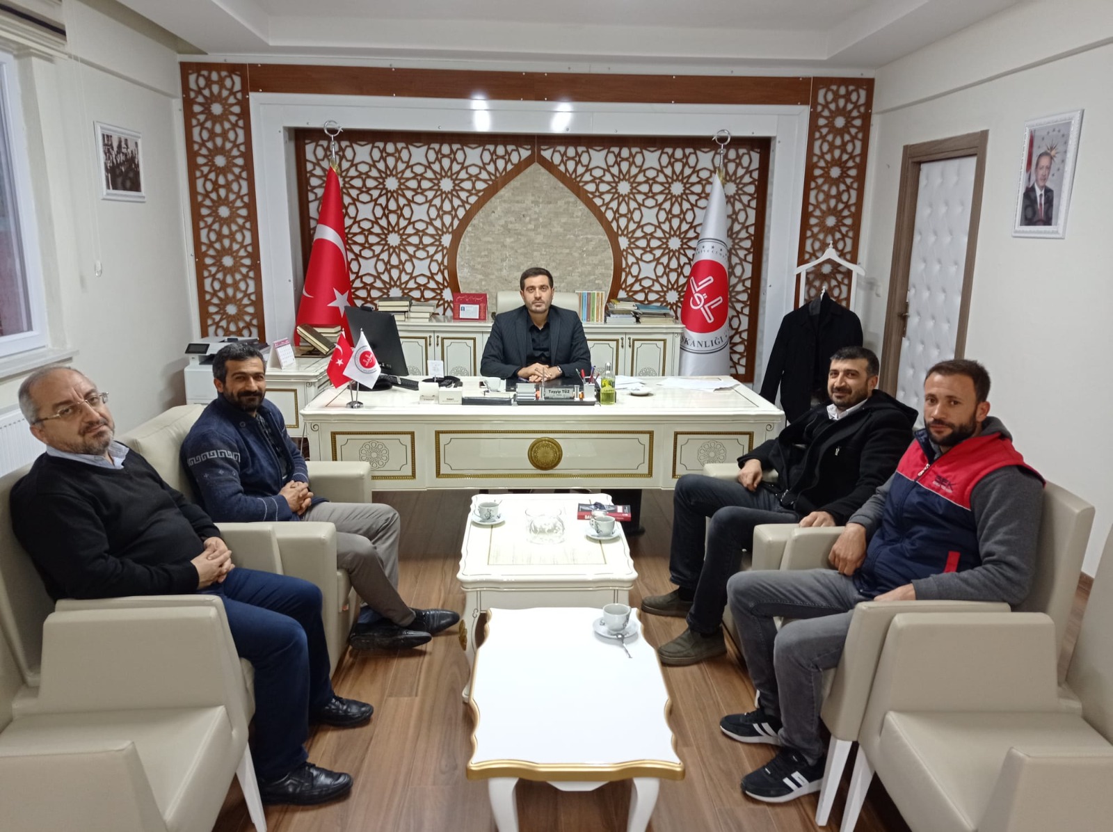 Saadet Partisi'nden Doğanşehir İlçe Müftüsüne Ziyaret