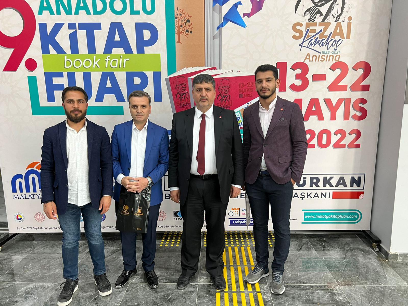 Saadet Partisinden 9. Malatya Anadolu Kitap Fuarına Ziyaret
