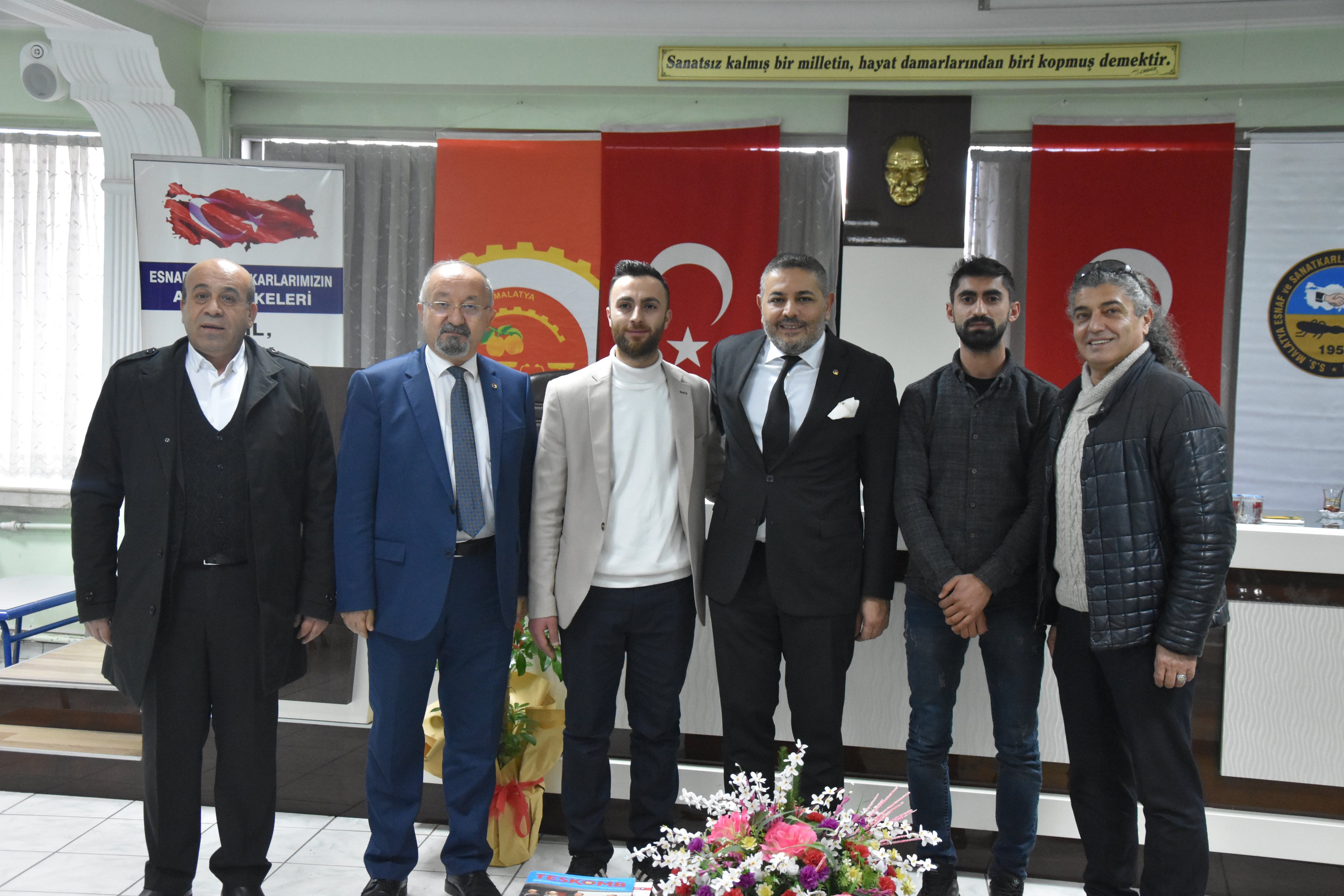 Sadıkoğlu'ndan Esnaf Odaları Başkanlarına Ziyaret