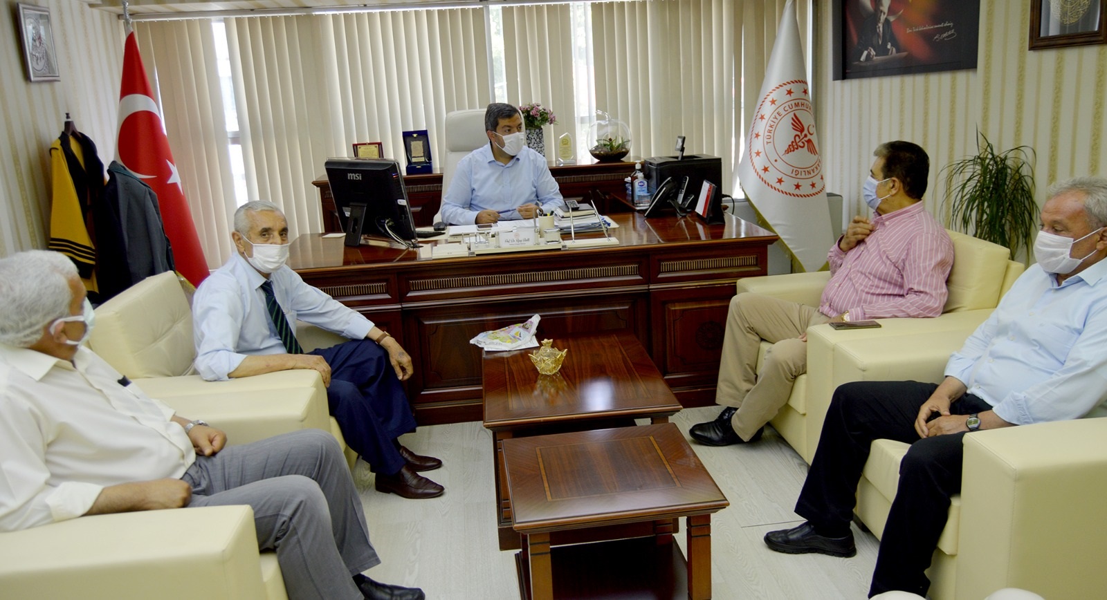 Sağlık Müdürüne  “Pandemi Teşekkürü” Ziyareti