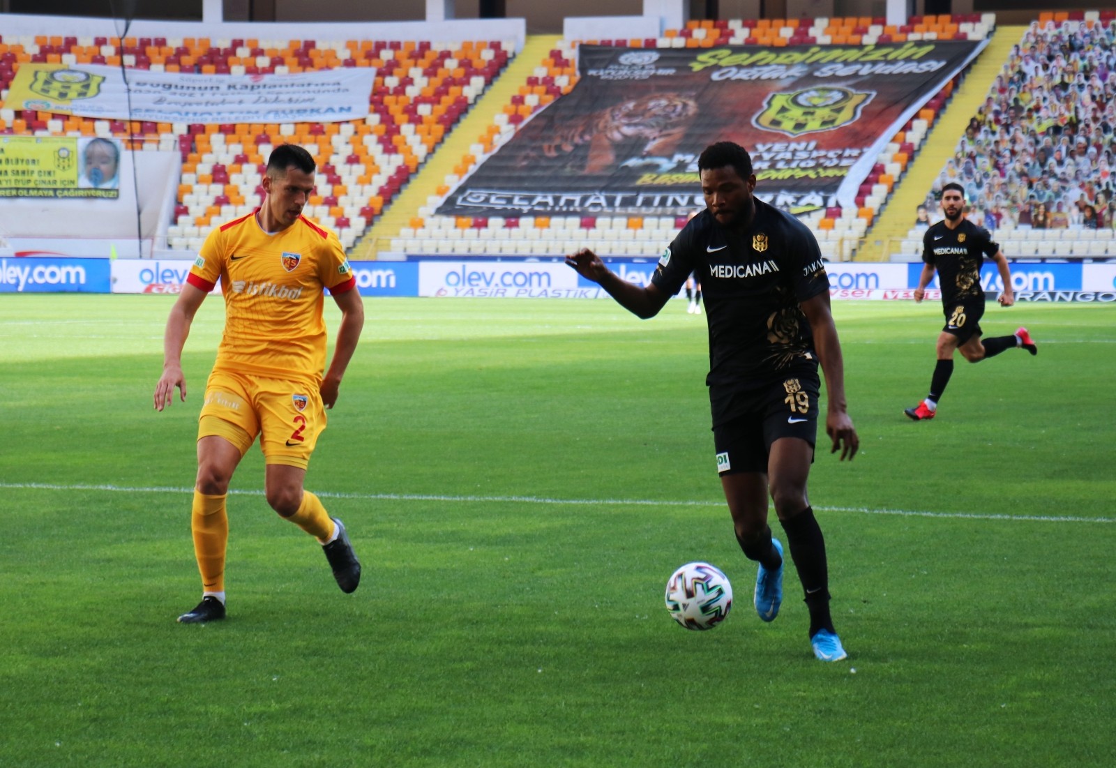 Süper Lig: Yeni Malatyaspor: 0 - Kayserispor: 1 (İlk yarı)