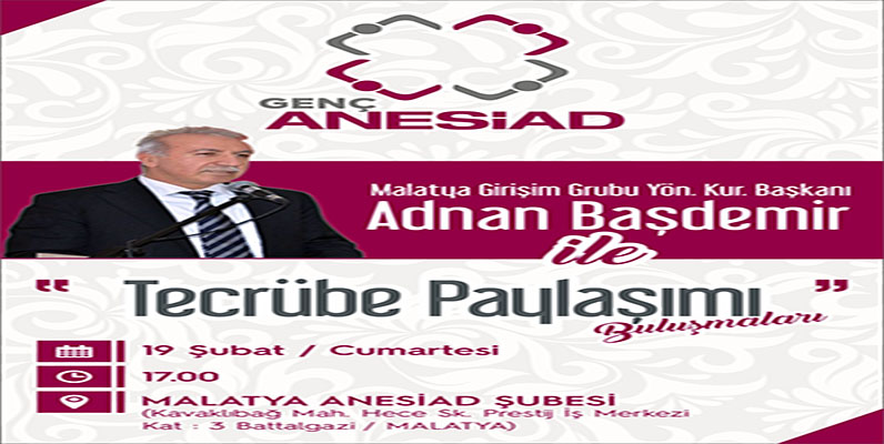 Tecrübe Paylaşımının Konuğu "Başdemir" Oluyor