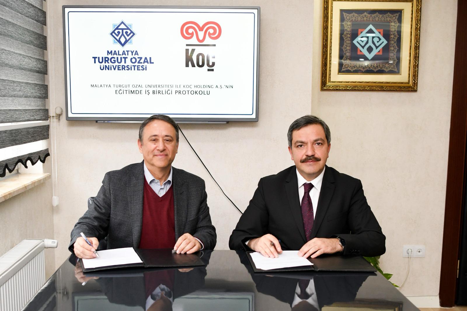 Turgut Özal Üniversitesi ve Koç Holding A.Ş. Arasında İş Birliği Protokolü İmzalandı