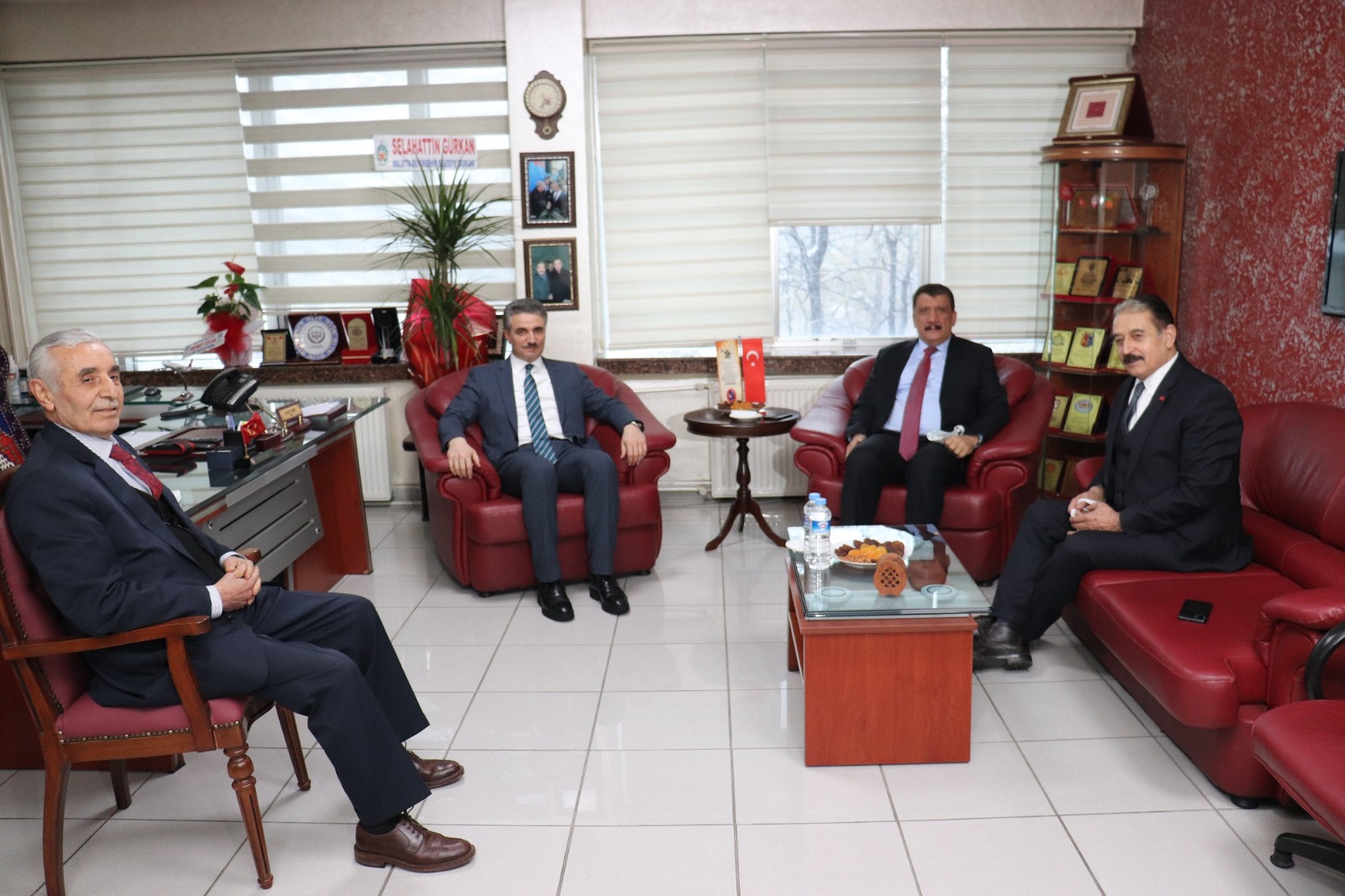 Vali Baruş ve Başkan Gürkan’dan Keskin’e Ziyaret