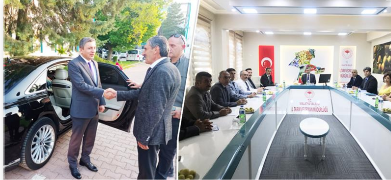 Vali Şahin'den Tarım İl Müdürlüğüne Ziyaret