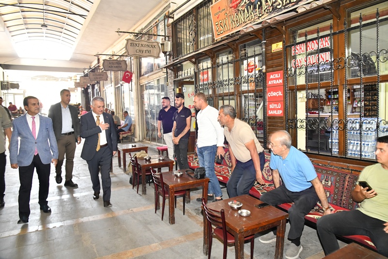 Vali Yazıcı'dan Esnaf Ziyareti