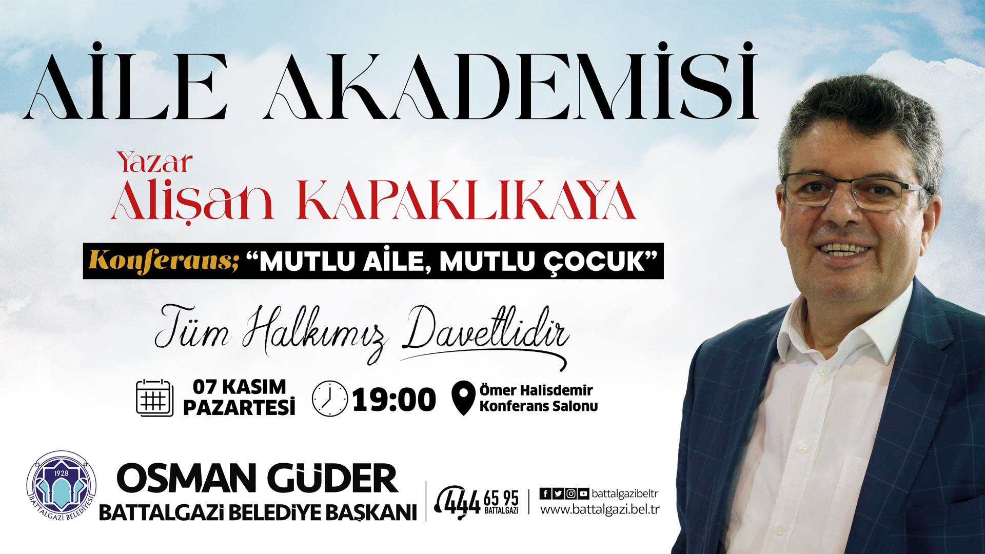 Yazar Kapaklıkaya Malatyalılarla Buluşacak