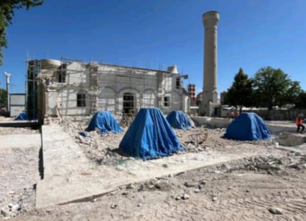 Yeni Cami’deki Restore Çalışmalarına Hız Verildi