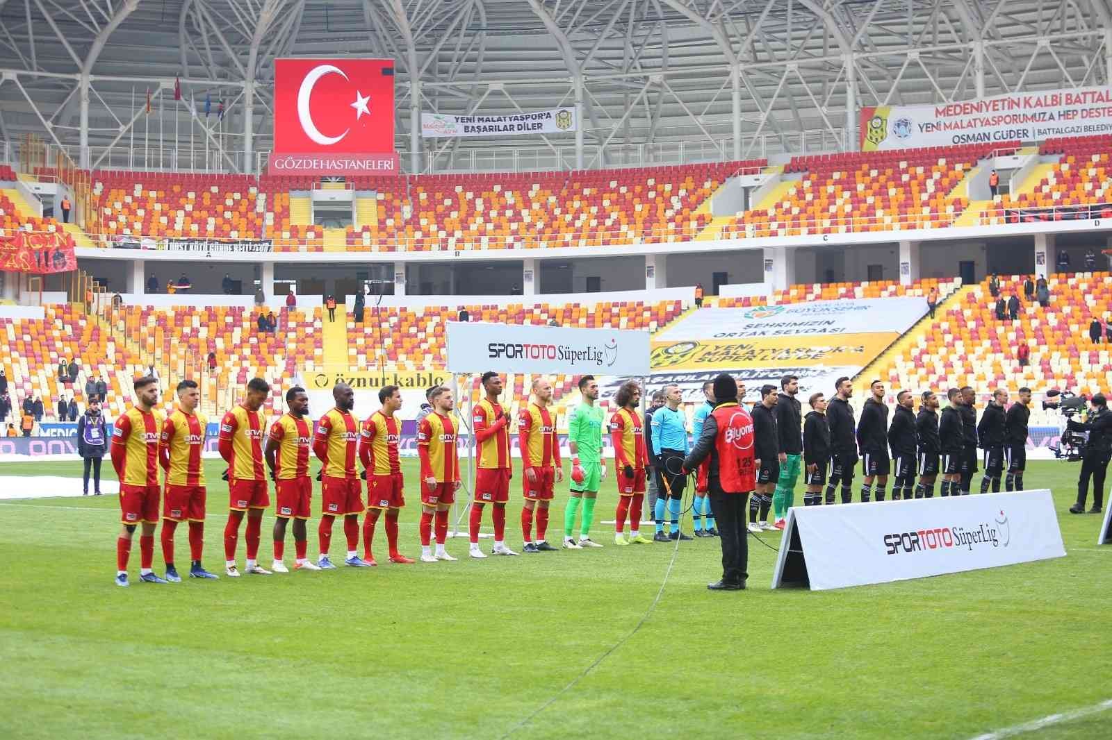 Yeni Malatyaspor Beşiktaş Engelini Aşamadı