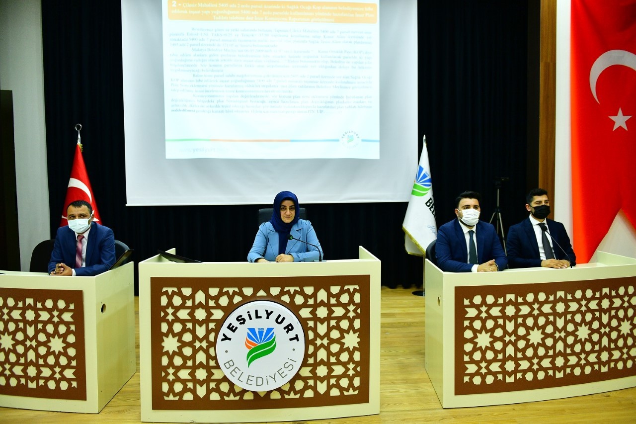 Yeşilyurt Belediye Meclisi, Haziran ayı toplantısını yaptı