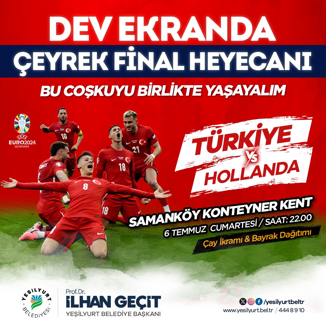 Yeşilyurt Belediyesi Depremzedeler İçin Dev Ekran Kuruyor