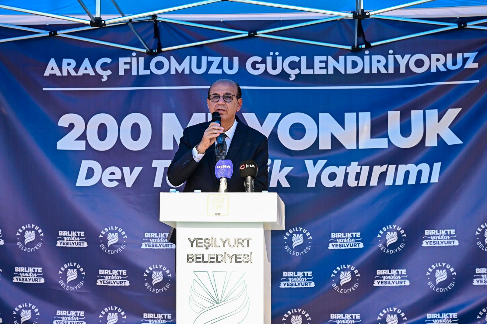 YEŞİLYURT BELEDİYESİNİN TEMİZLİK HİZMETLERİNE 200 MİLYON TL’LİK DEV YATIRIM!