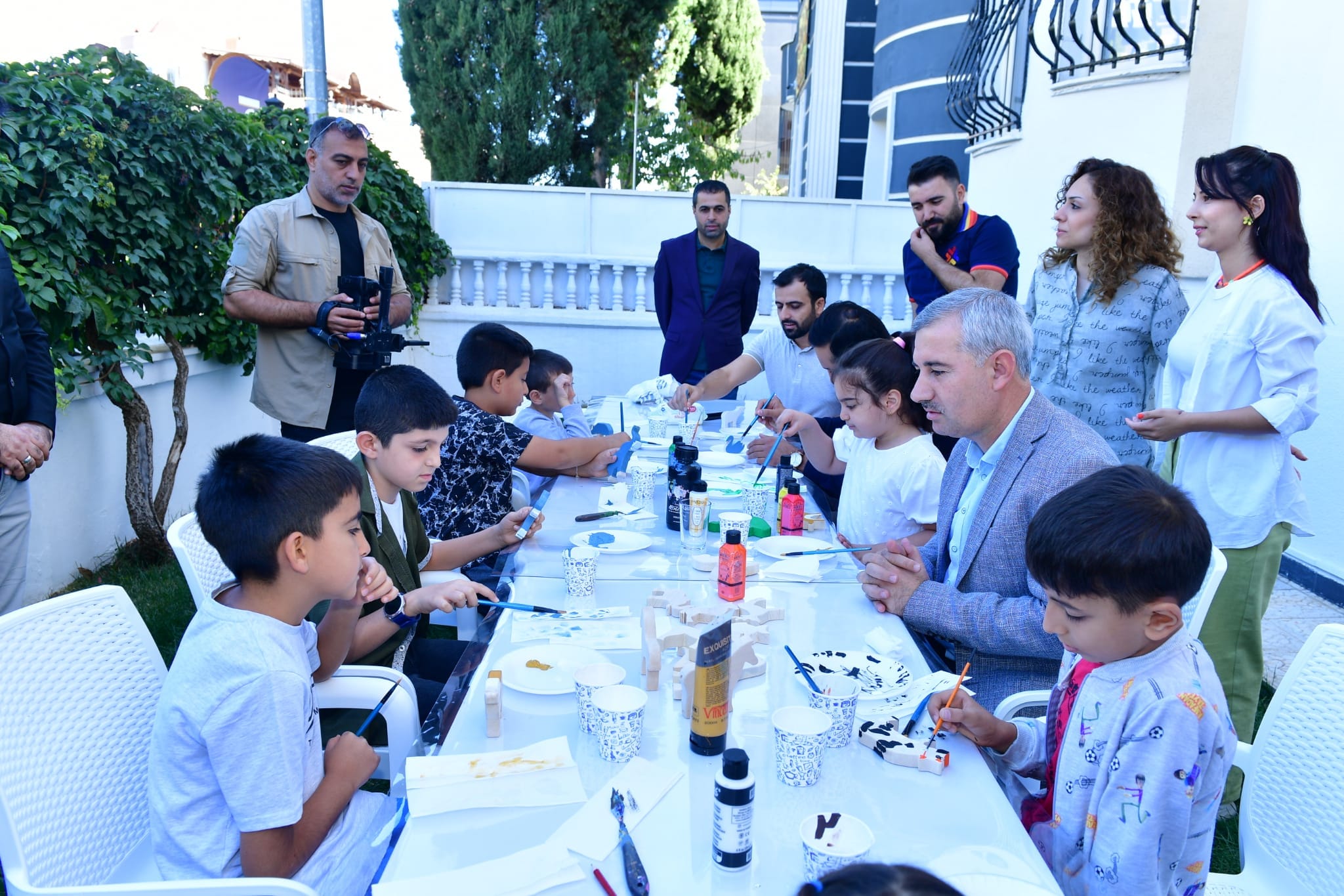 Yeşilyurt'ta Çocuklara Ahşap Boyama Etkinliği